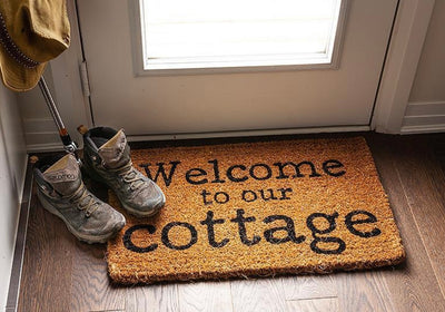 Welcome Cottage Coir Door Mat