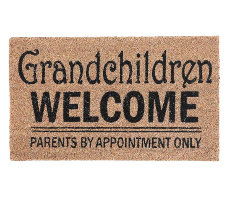 Grandchildren Welcome Coir Mat