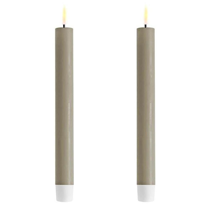 Sand Deluxe LED Taper Candle 2 Pack