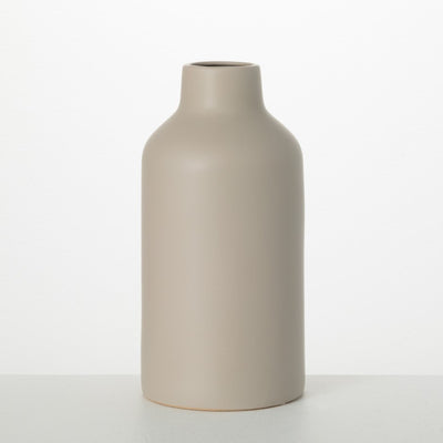 Classic Matte Grey Vase