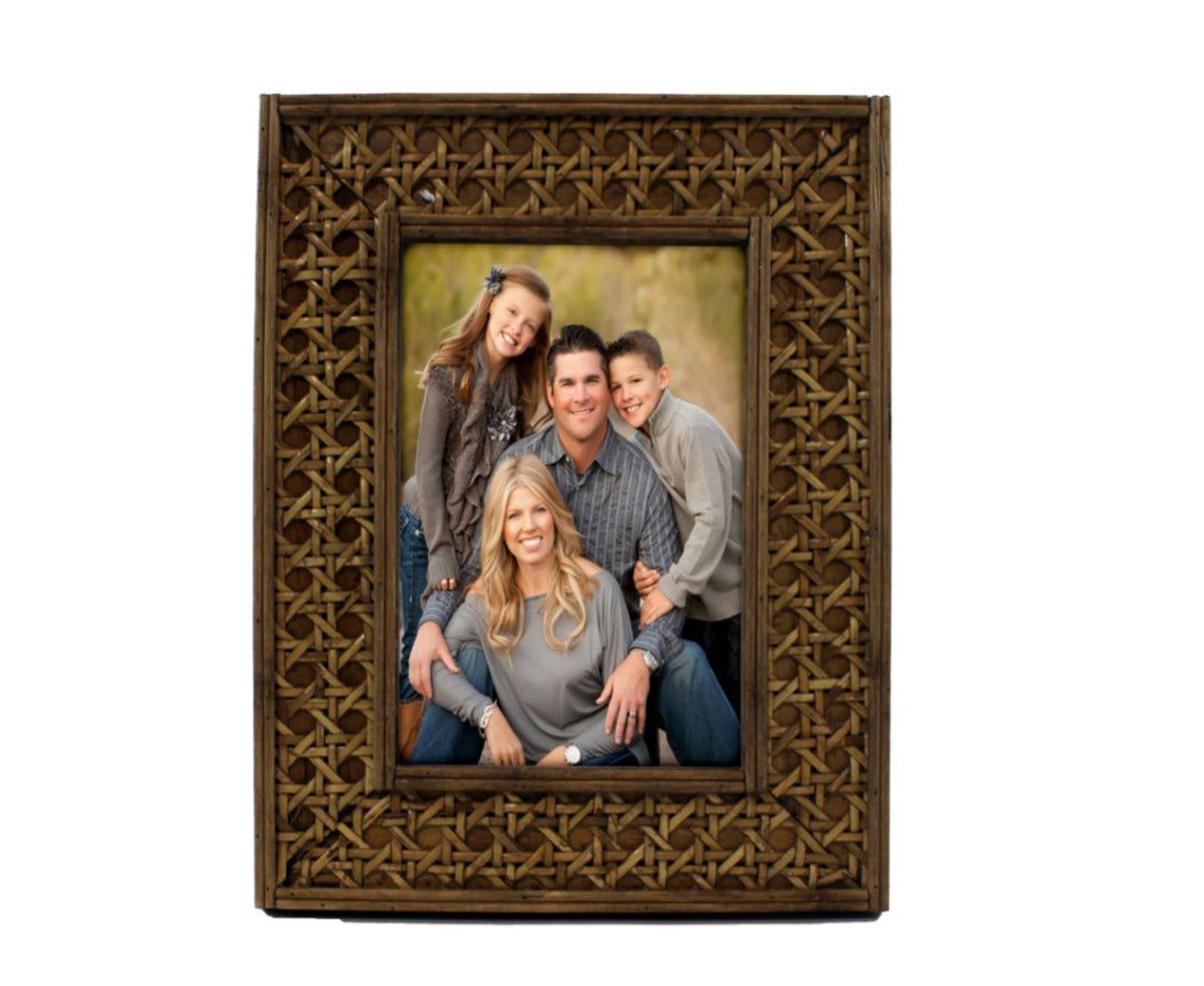 Rattan Picture Frame 4x6