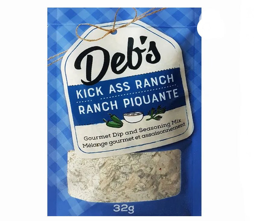 Deb’s Kick Ass Ranch Gourmet Dip + Seasoning Mix