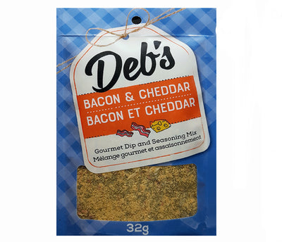 Deb’s Bacon + Cheddar Gourmet Dip + Seasoning Mix