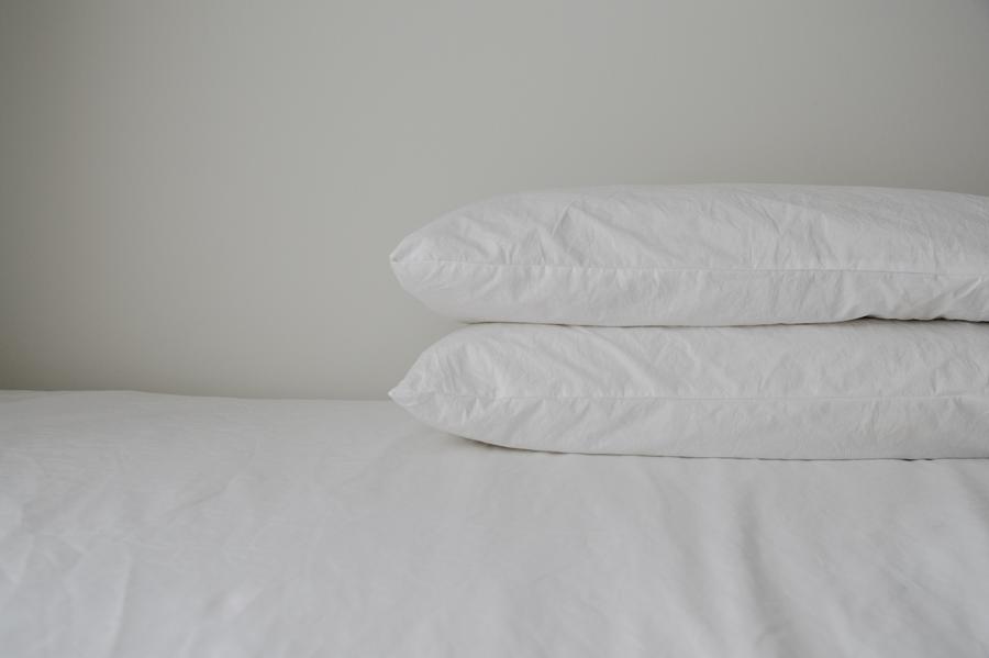 King Pillowcase Set of Two-White