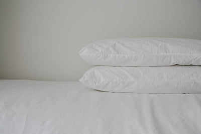 King Pillowcase Set of Two-White