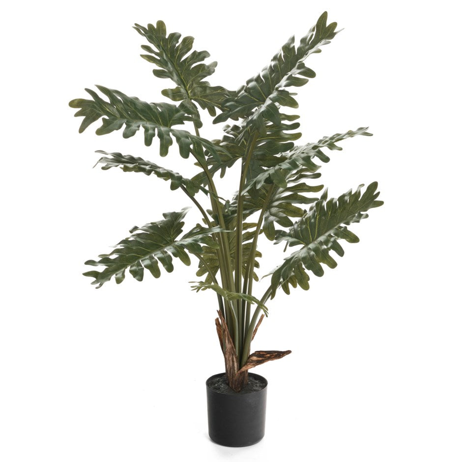 Faux Philodendron Potted Plant