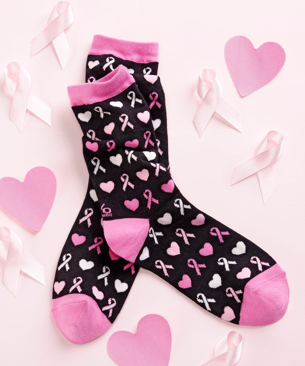 Women’s Crew Socks-Breast Cancer