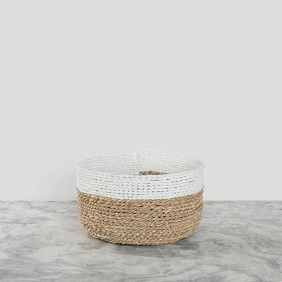 Bowl Basket White + Natural