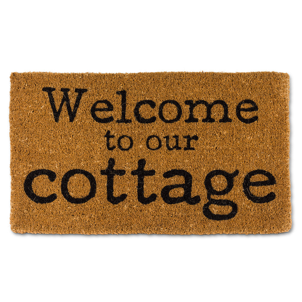 Welcome Cottage Coir Door Mat