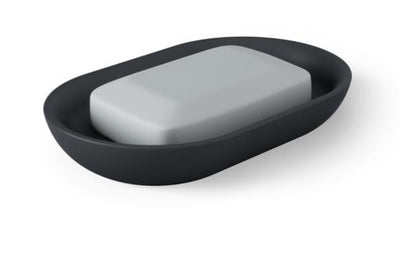 Umbra Junip Oval Soap Dish-Black