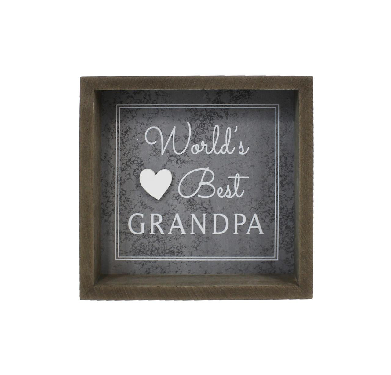 World’s Best Grandpa Sign