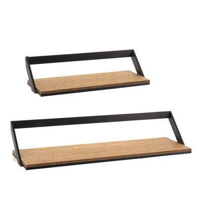 Angle Wood Wall Shelf