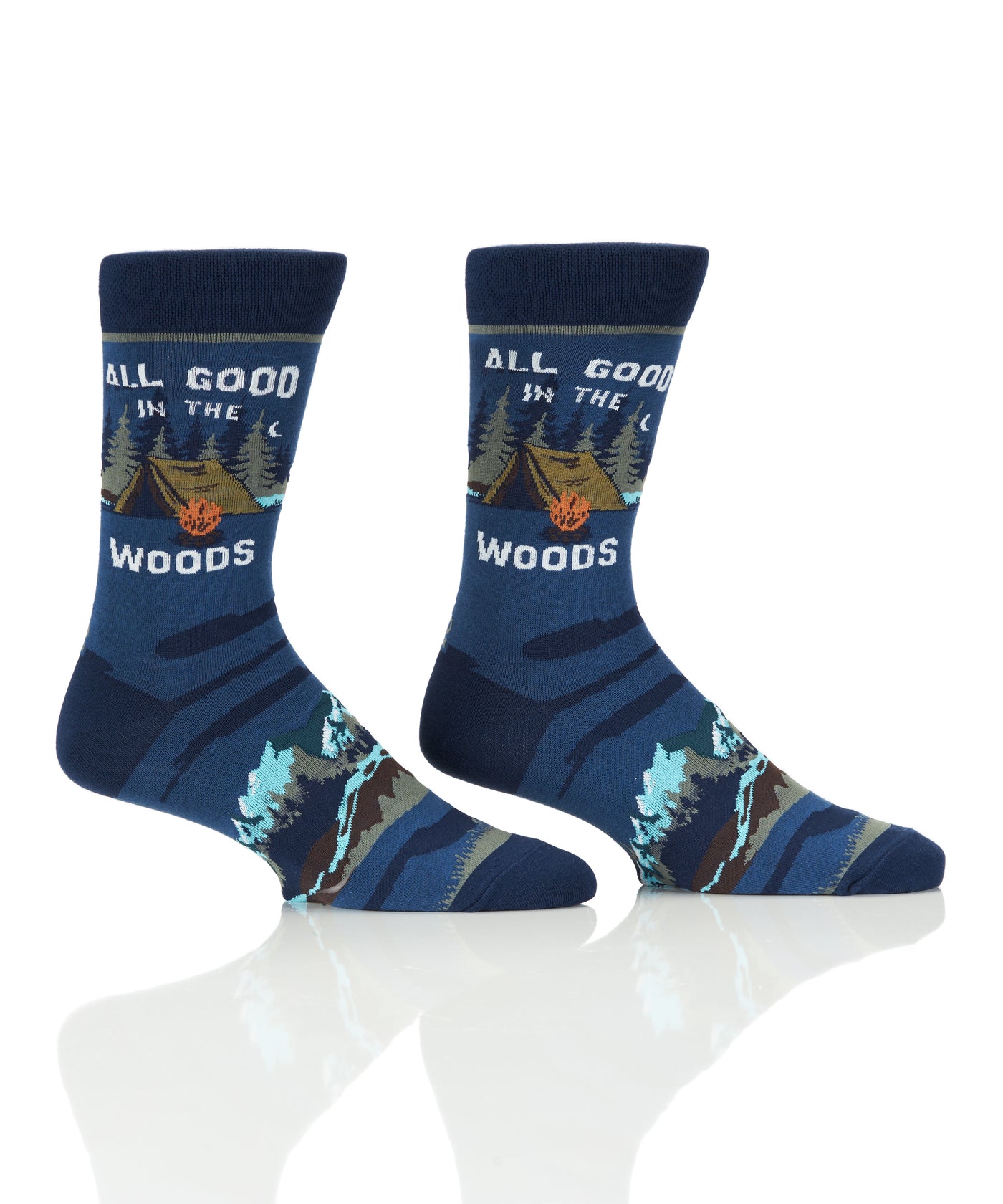 Men’s Crew Socks-All Good in the Woods