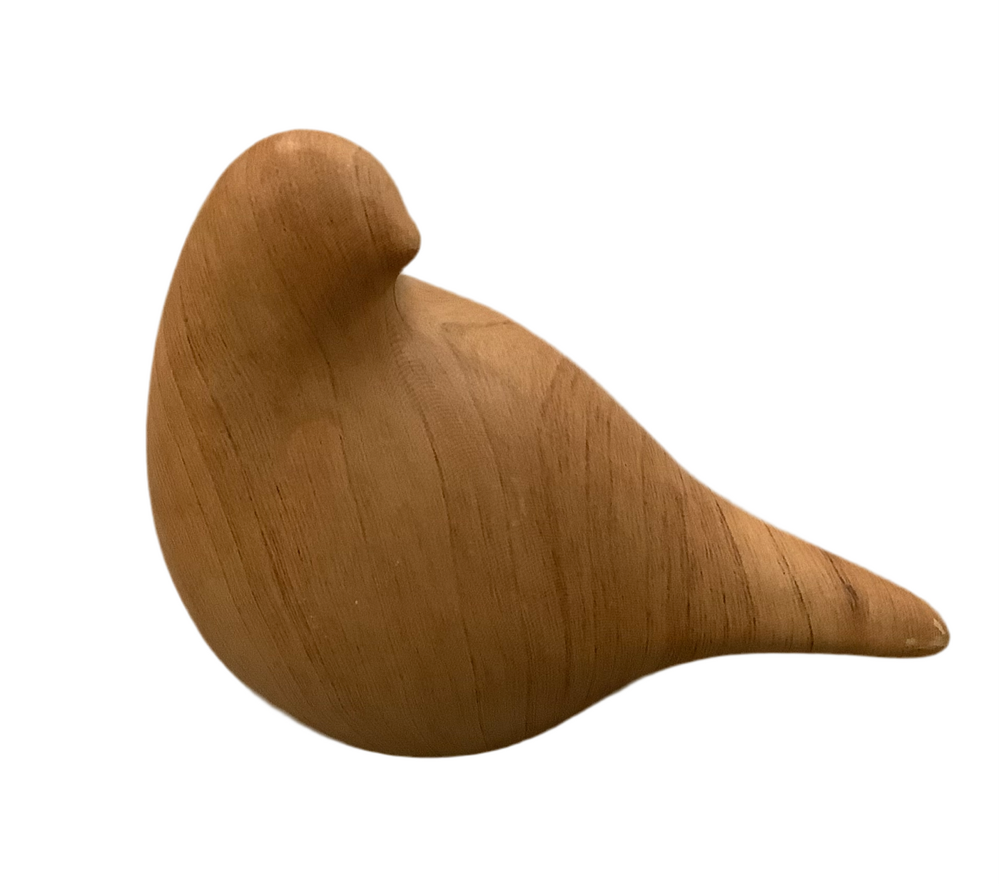 Wood-Look Bird Figurine