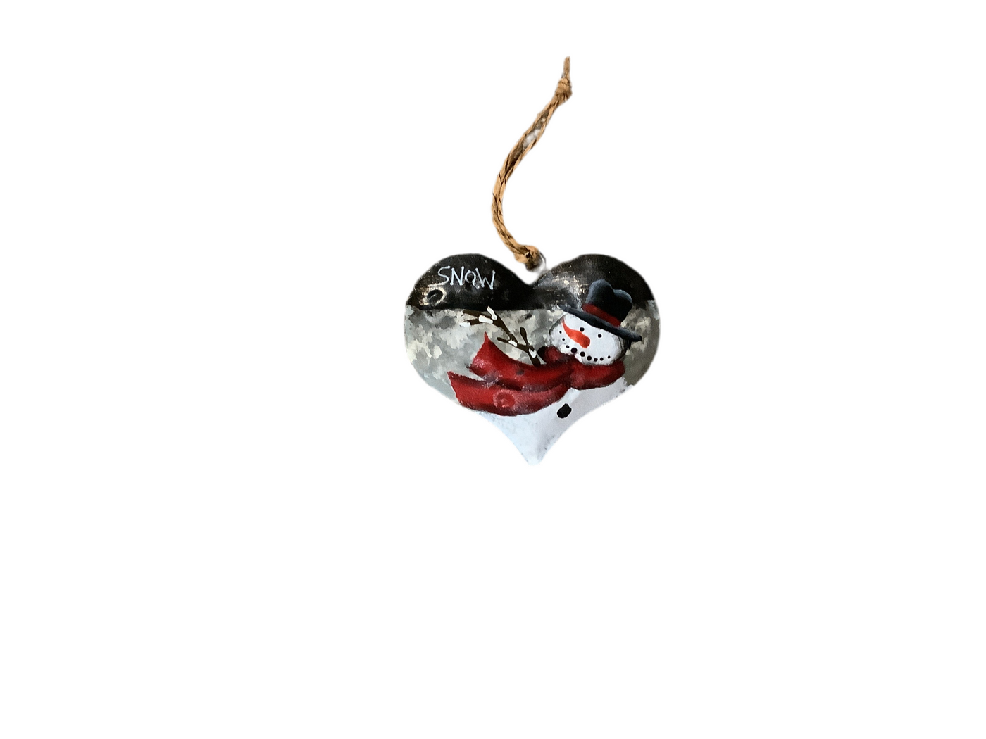 Metal Heart Ornament with Sayings