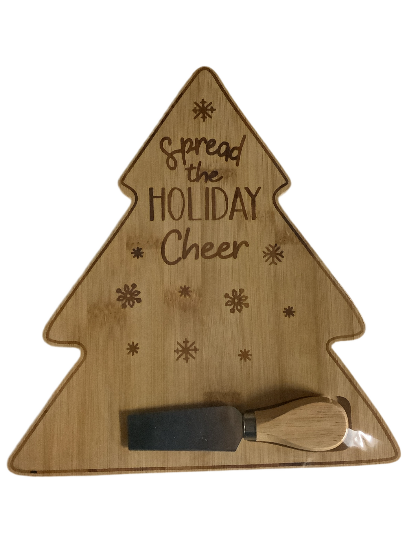 Bamboo Festive Cheese Board Set