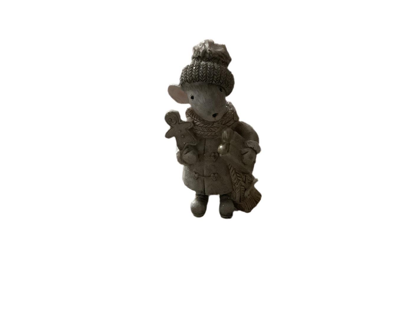 Winter Mouse Figurine