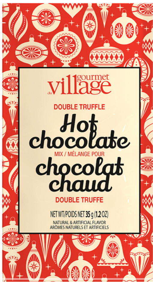 Double Truffle Retro Ornament Hot Chocolate