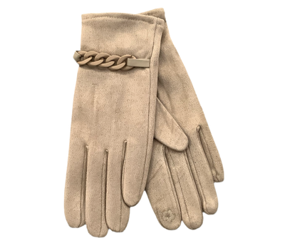 Faux Suede Texting Gloves