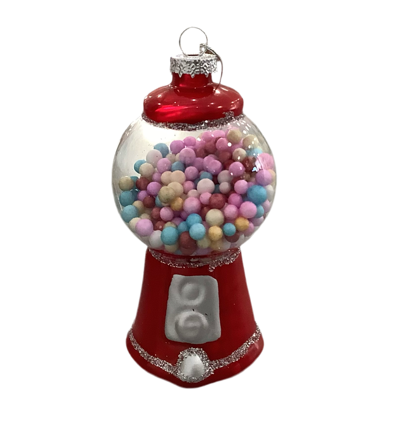 Red Gumball Machine Ornament