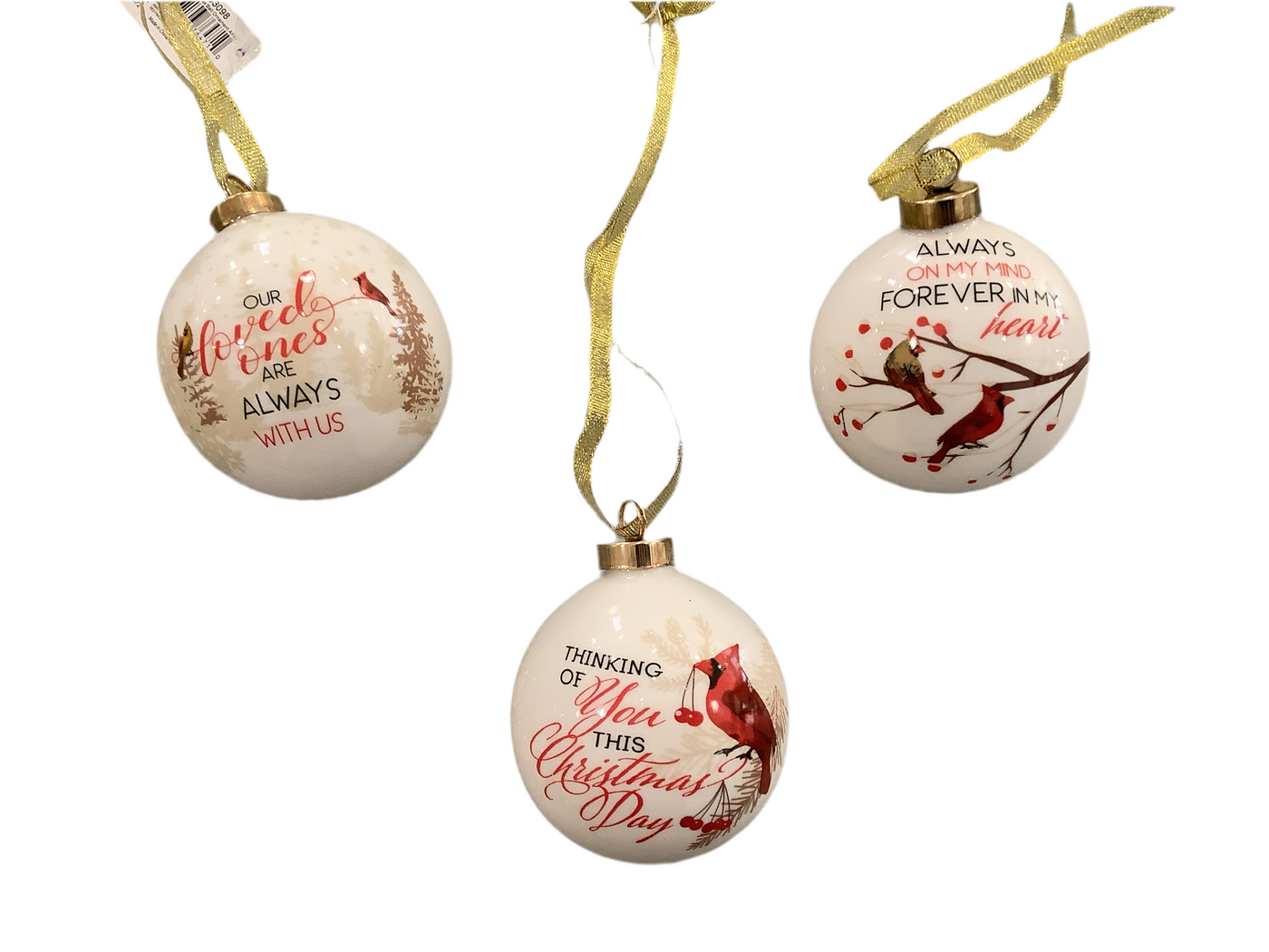 Cardinal Memorial Ornaments