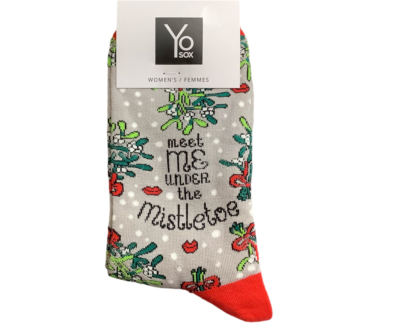 Women’s Socks-Meet Me Under The Mistletoe