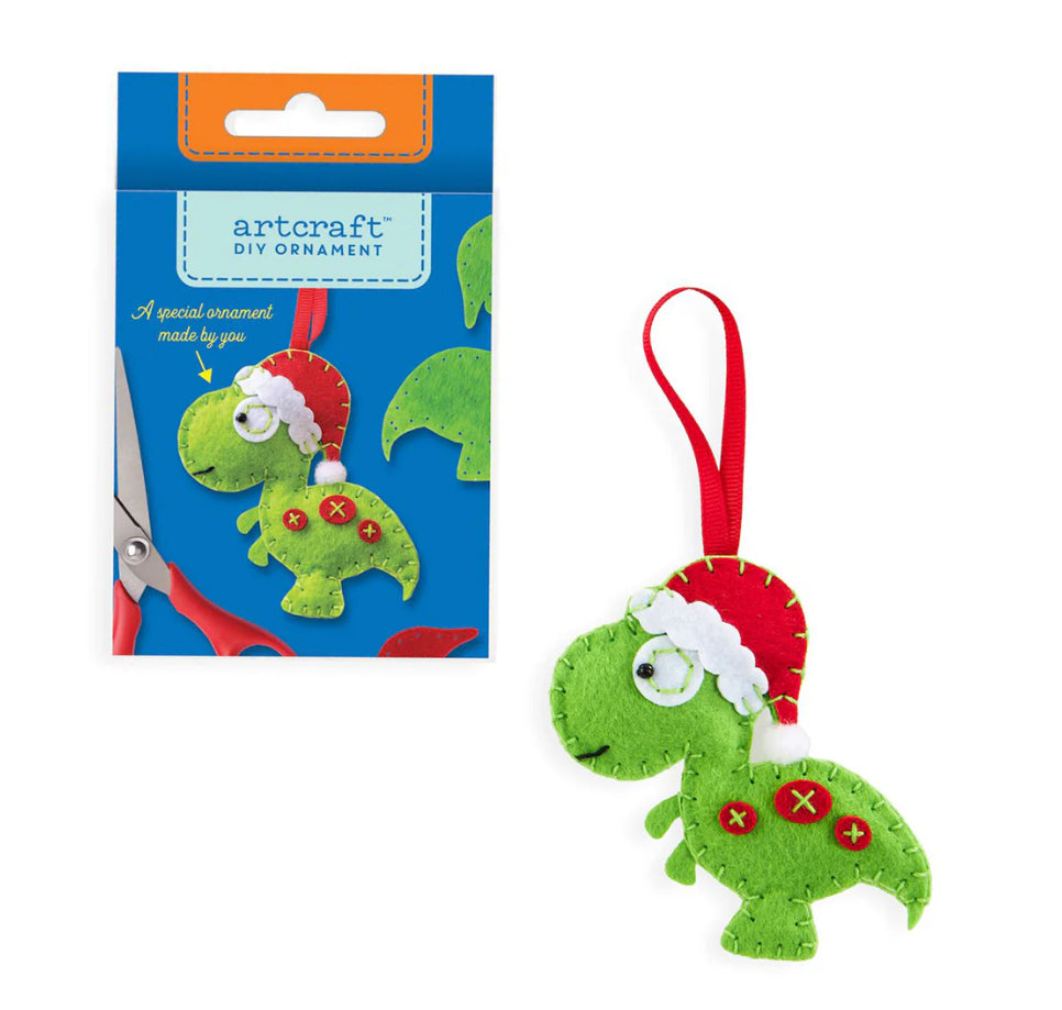 DIY Felt Ornament Kit-Dinosaur