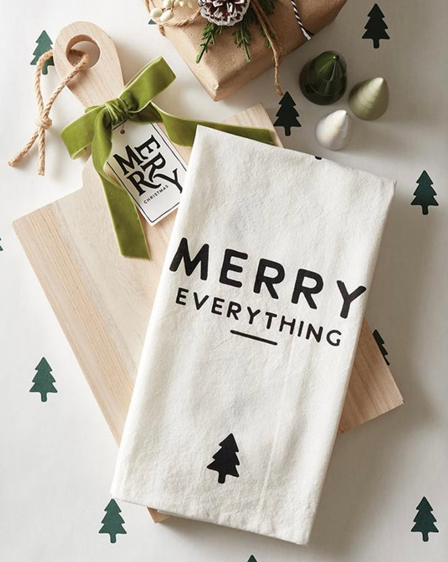 Holiday Tea Towel-Merry Everything