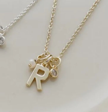 Gold Initial Necklace