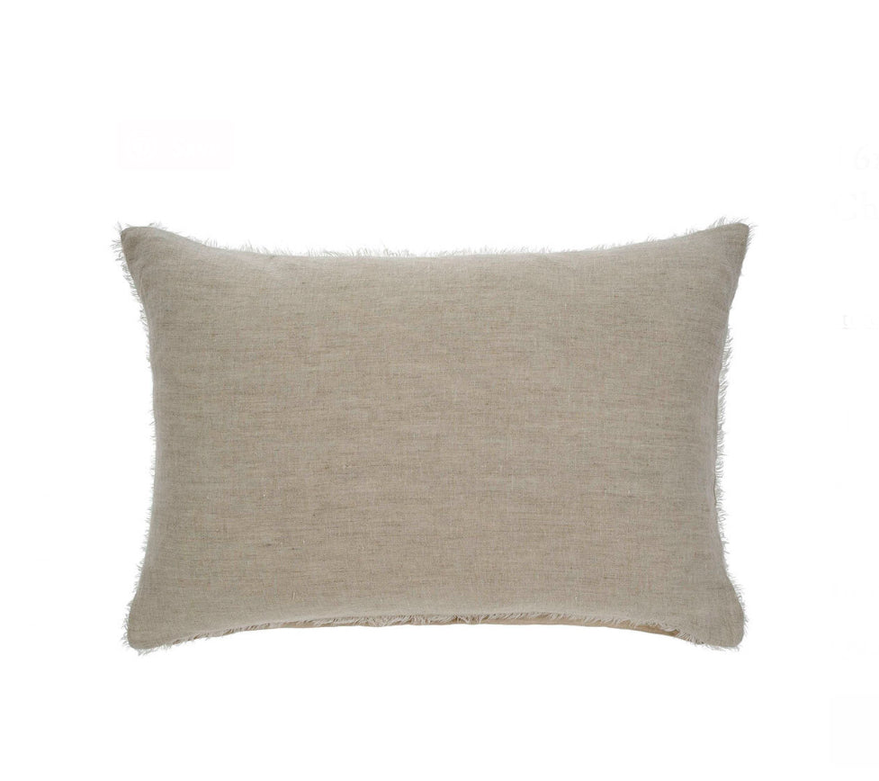 Lina Linen Pillow 16x24-Chambray