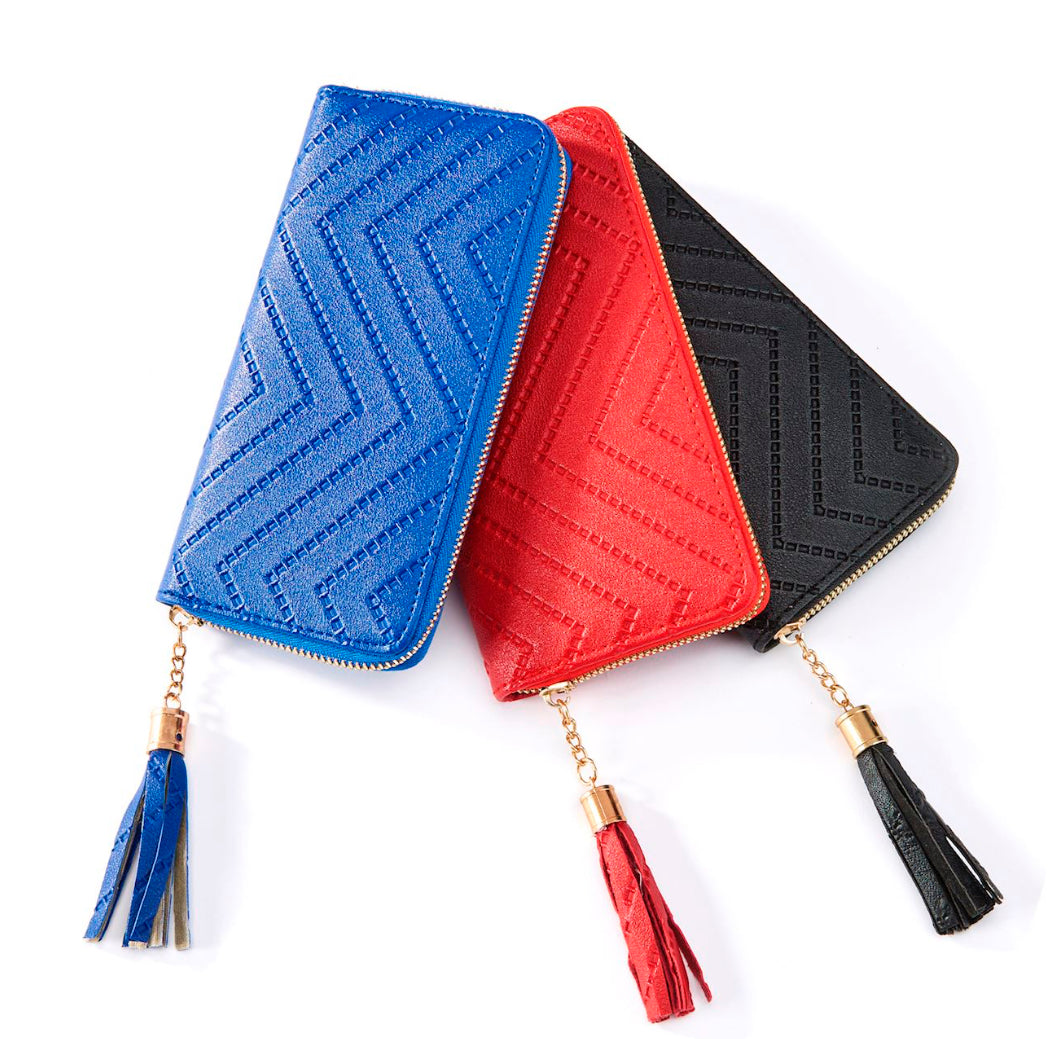 Zigzag Tassel Wallet