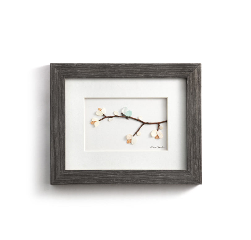 Blossoms + Butterfly Wings Framed Art