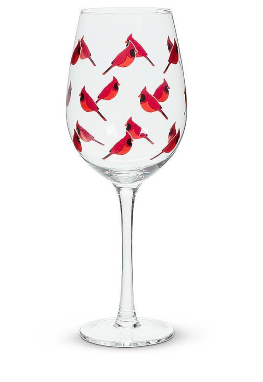 Cardinal Wine Glass