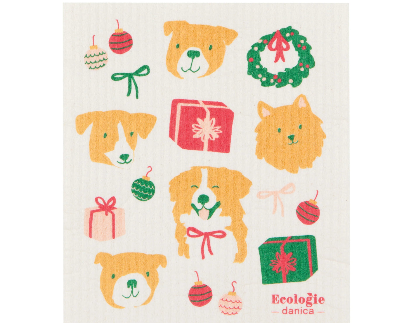 Swedish Dishcloth Holiday Hounds