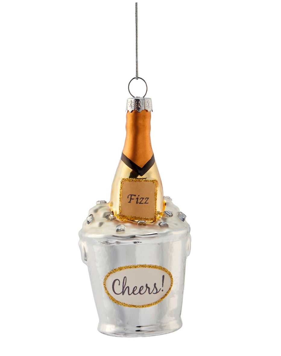 Champagne on Ice Cheers Ornament