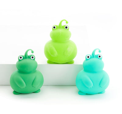 Glowing Puffer Frog Stress Relief Squeeze Ball