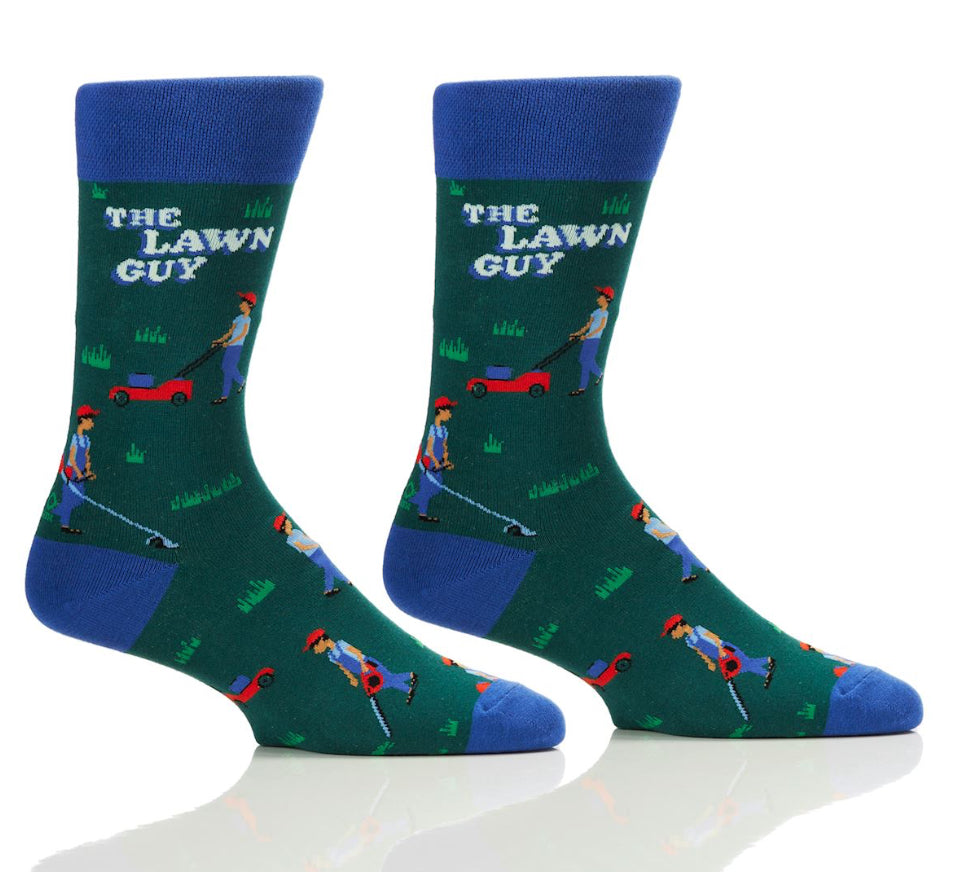 Men’s Crew Socks-Lawn Guy