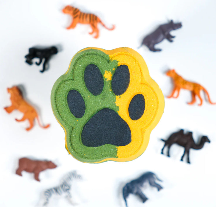 Jungle Safari Bath Bomb w/Toy