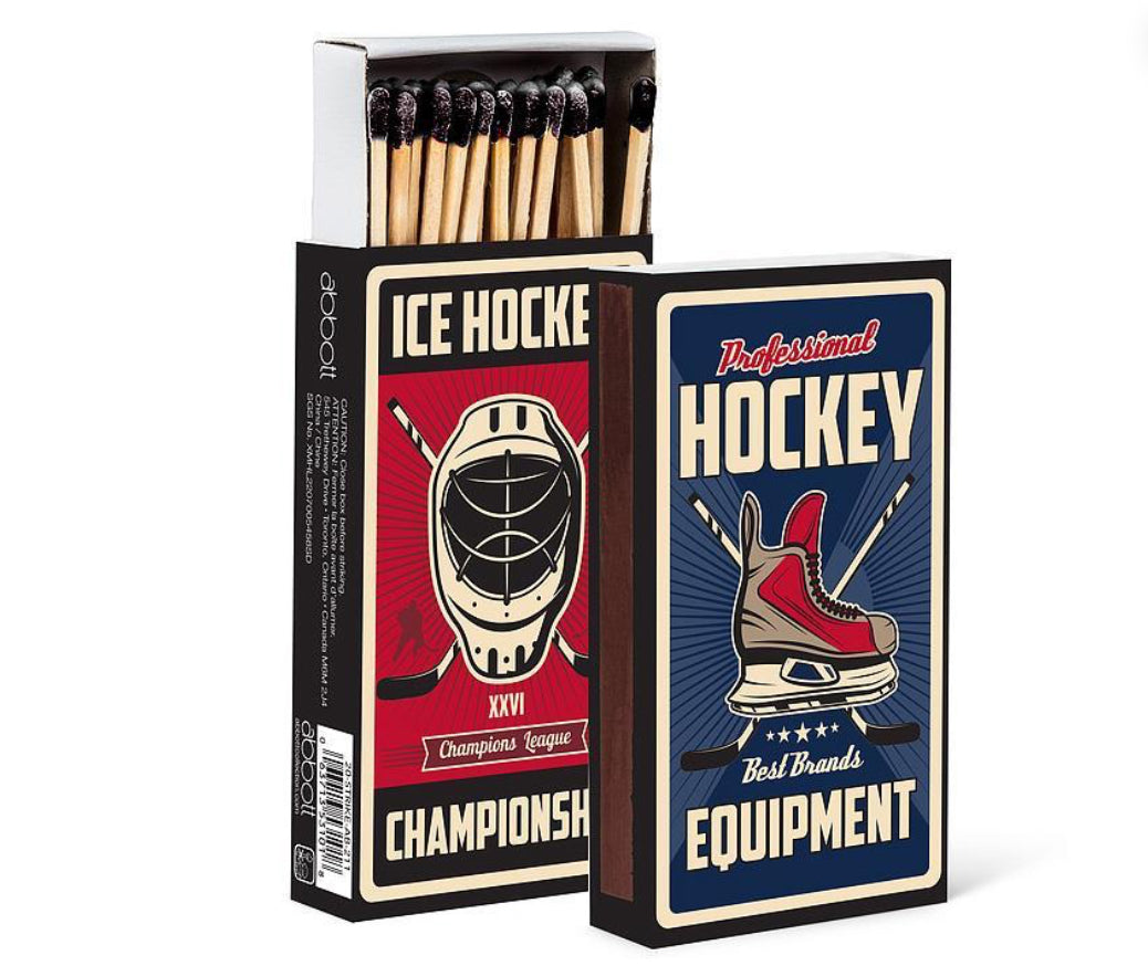 Retro Hockey Print Matches