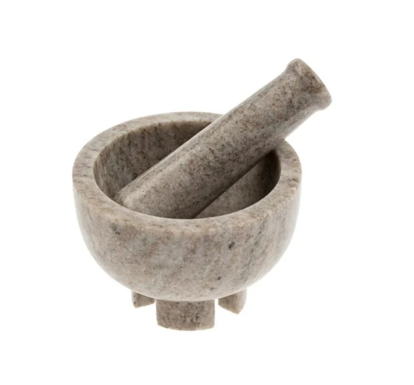 Marble Mortar and Pestle Set