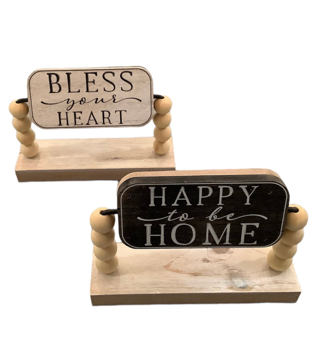 Happy to be Home/Bless Your Heart Flip Sign
