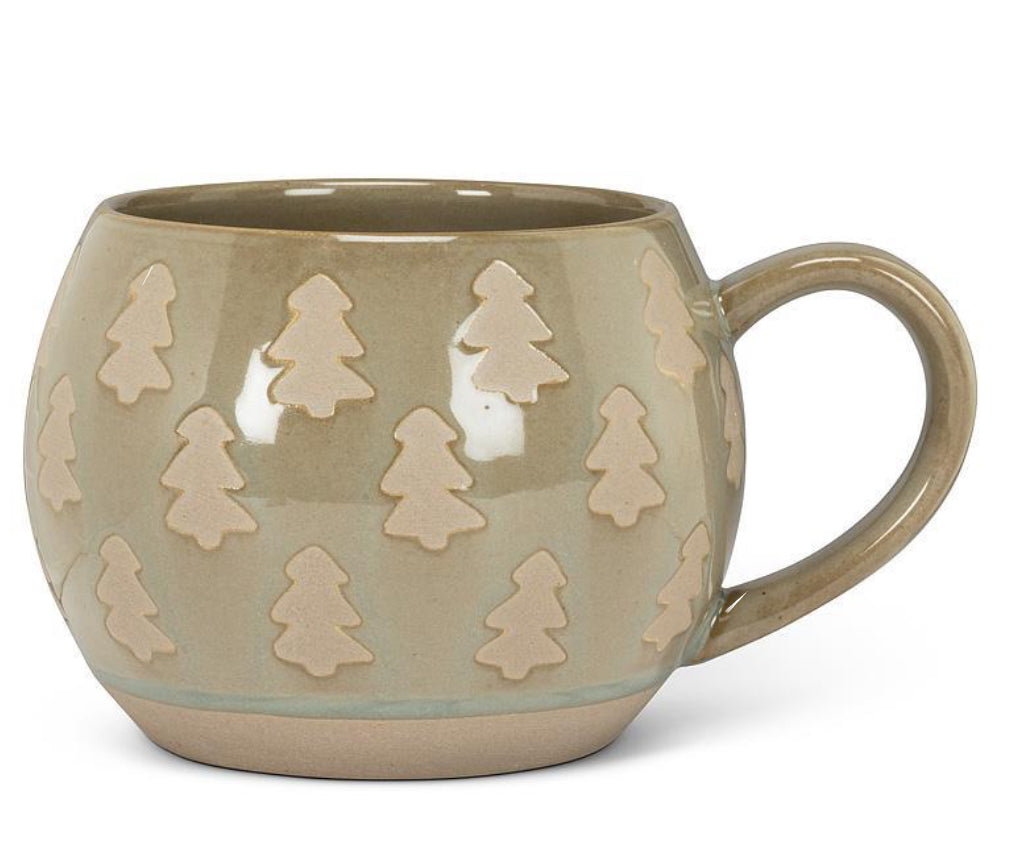 Pine Tree Round Ball Mug