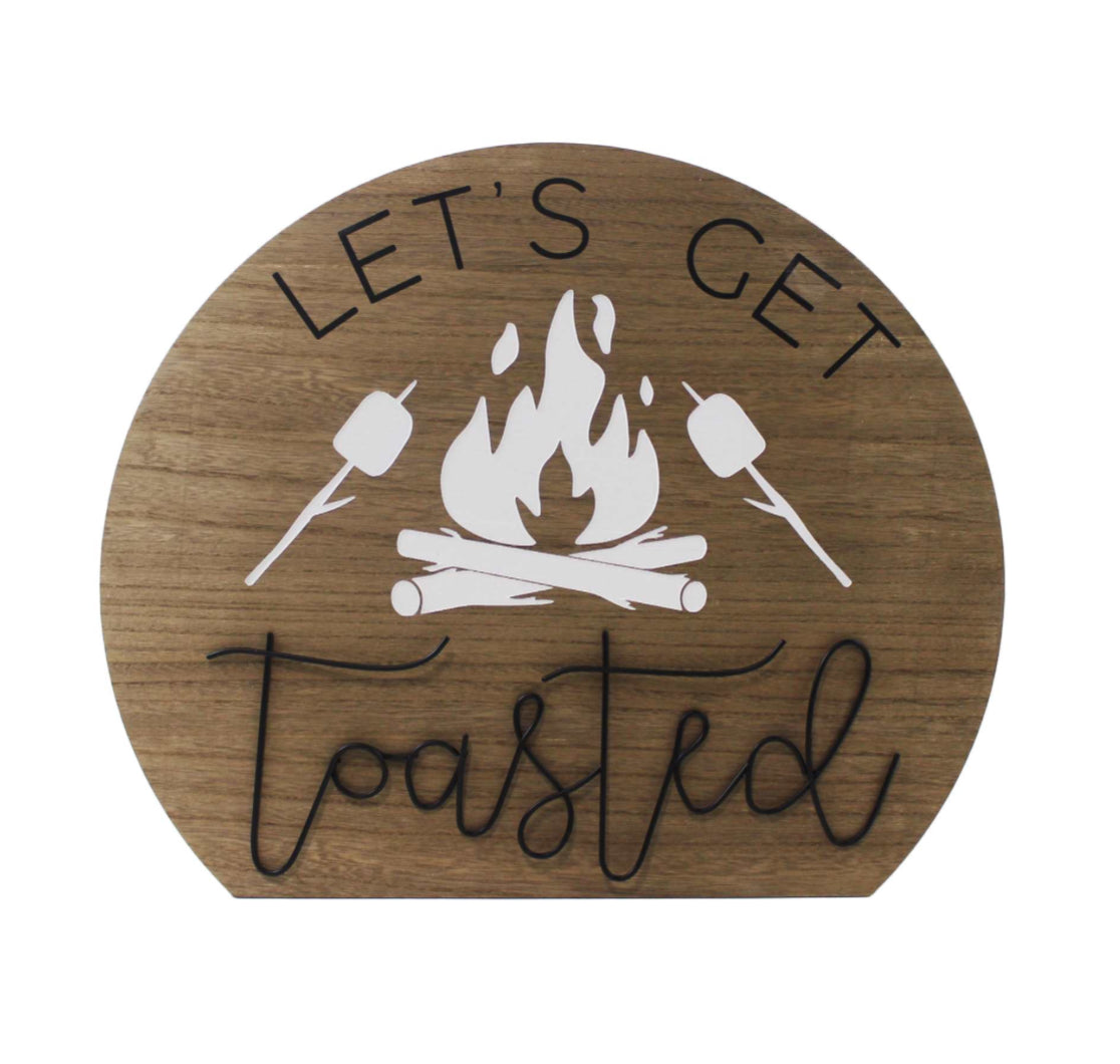 Let’s Get Toasted Wall Sign