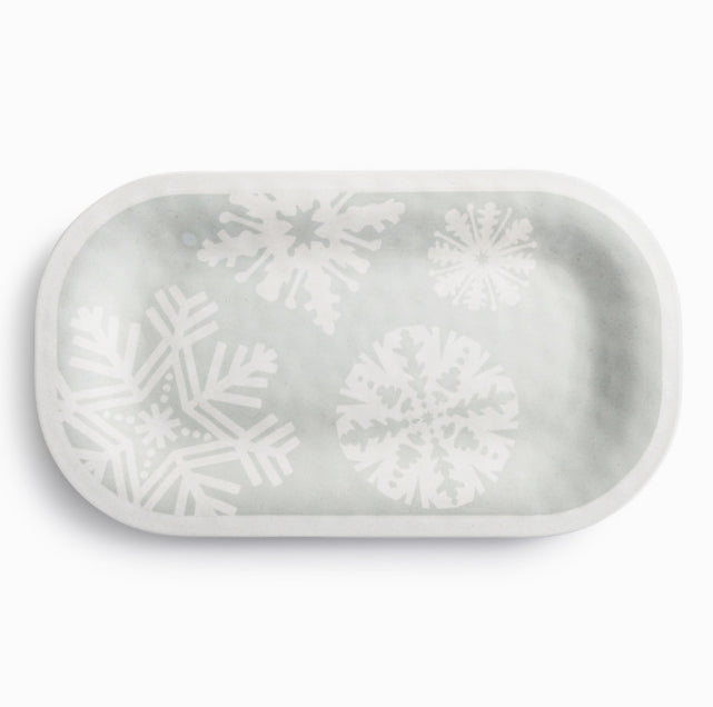 Snowflake Melamine Platter