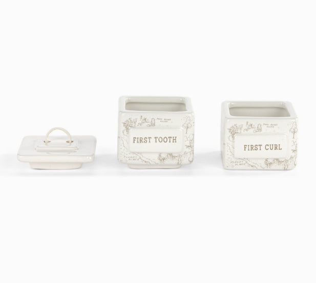 Winnie The Pooh First Tooth + Curl Keepsake Box