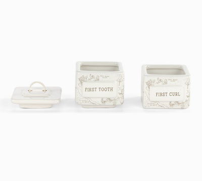 Winnie The Pooh First Tooth + Curl Keepsake Box