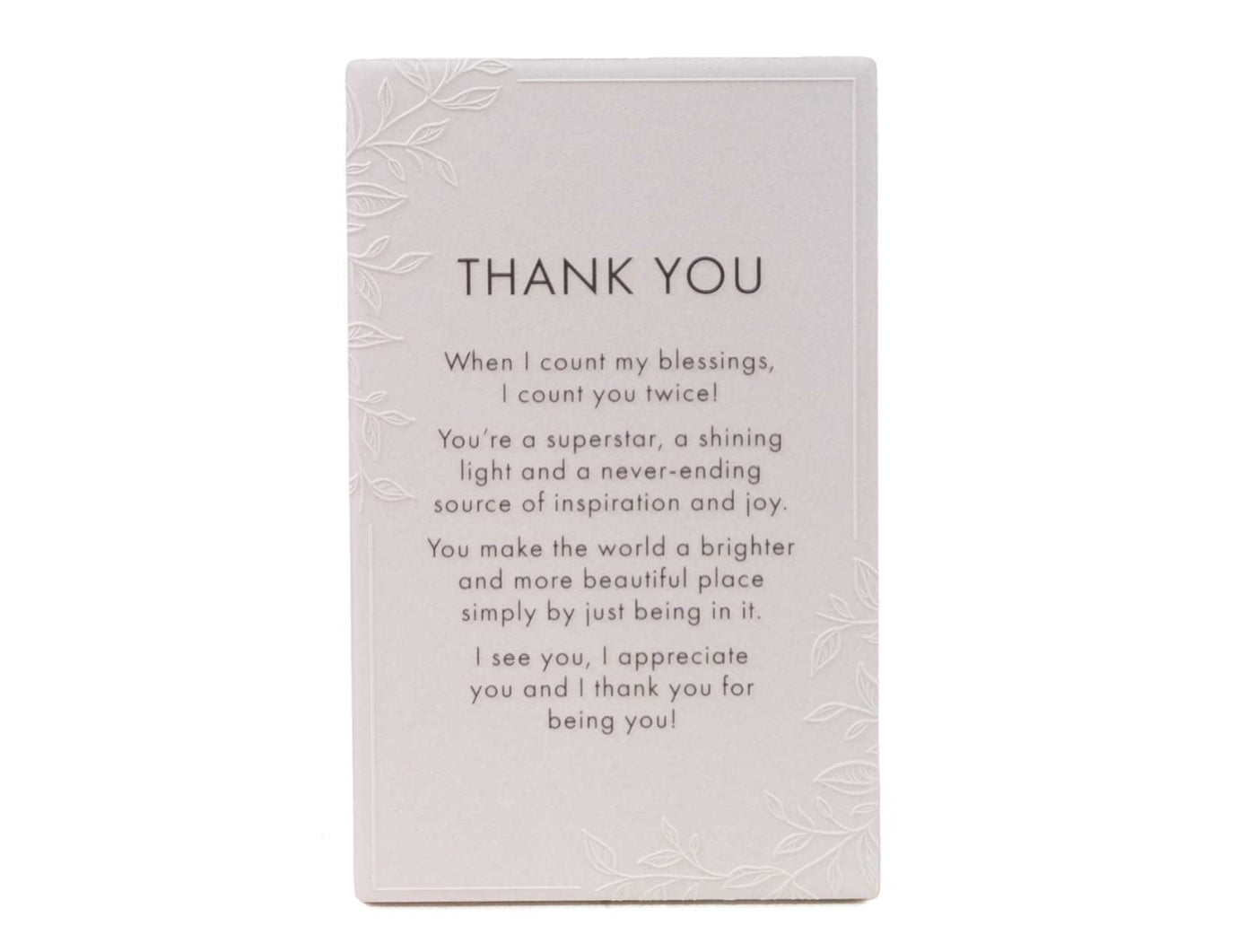 Thank You Precious Quotes Plaque