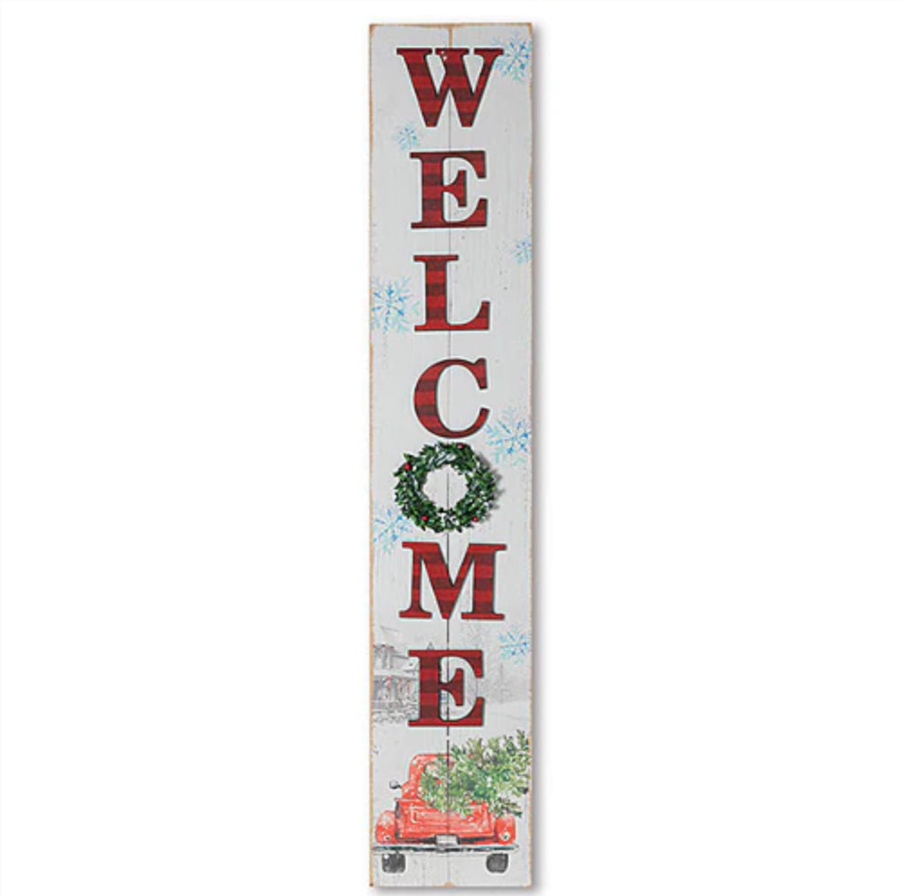 Welcome Truck Porch Sign