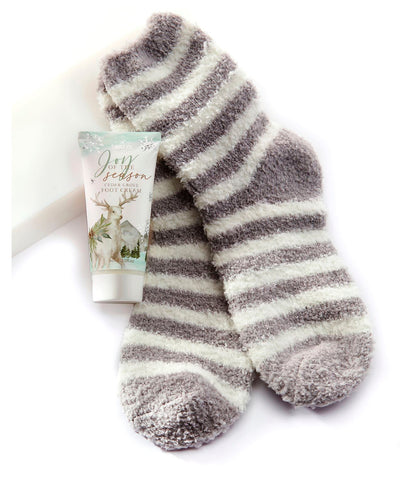 Simple Joy Foot Cream and Sock Gift Set