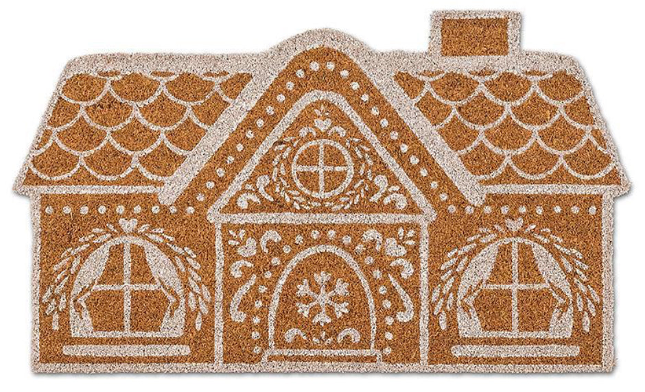 Gingerbread House Doormat